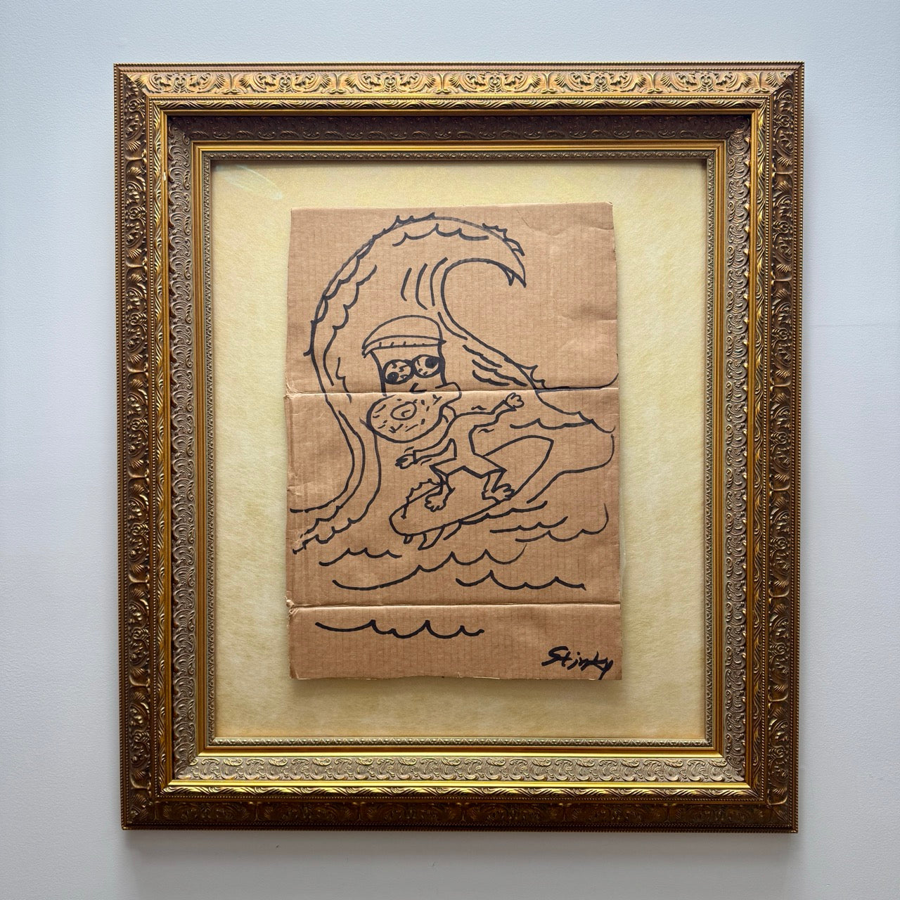 Stinky's Reading the Magazine