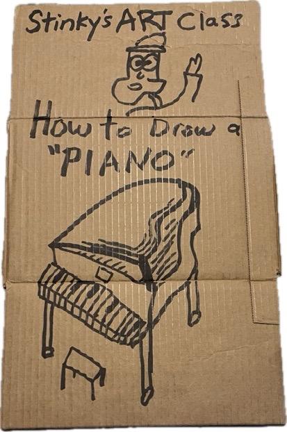How to Draw a Piano