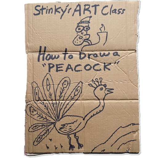 How to Draw a Peacock