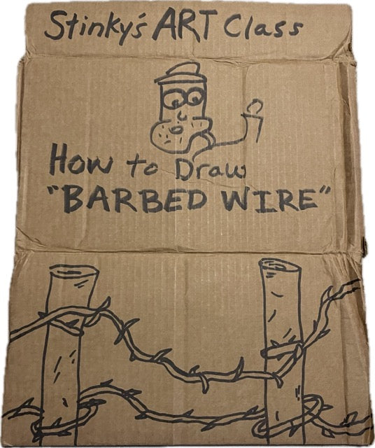How to Draw Barbed Wire