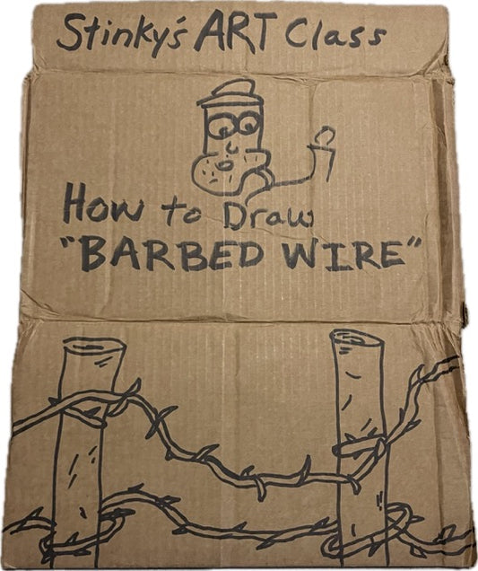 How to Draw Barbed Wire