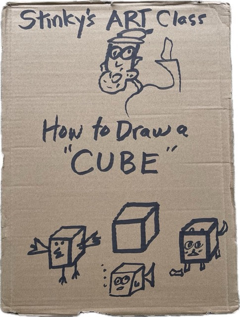 How to Draw a Cube – Stinky's Art Class