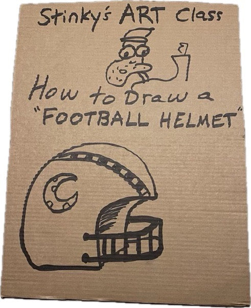 How to Draw a Football Helmet