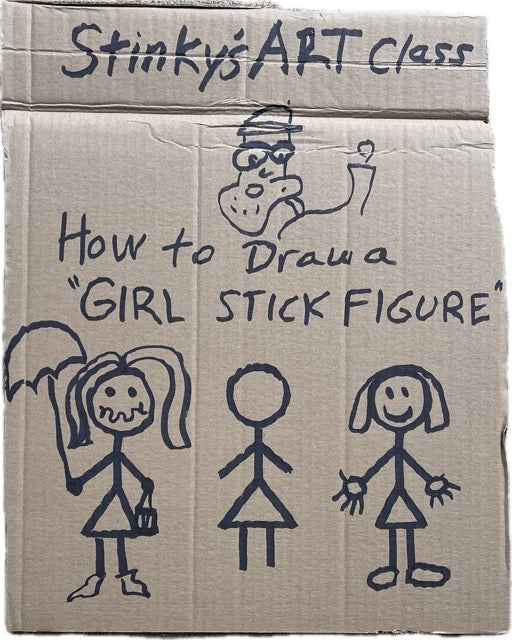 How to Draw a Girl Stick Figure