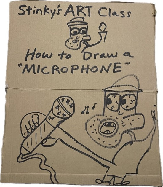 How to Draw a Microphone – Stinky's Art Class