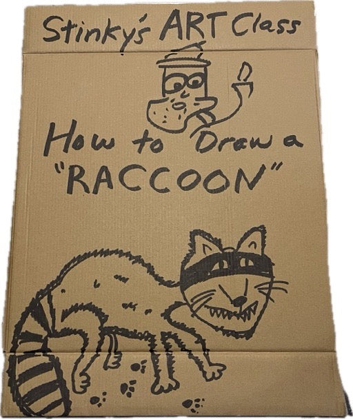 How to Draw a Raccoon – Stinky's Art Class