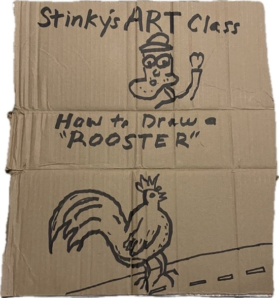 How to Draw a Rooster – Stinky's Art Class