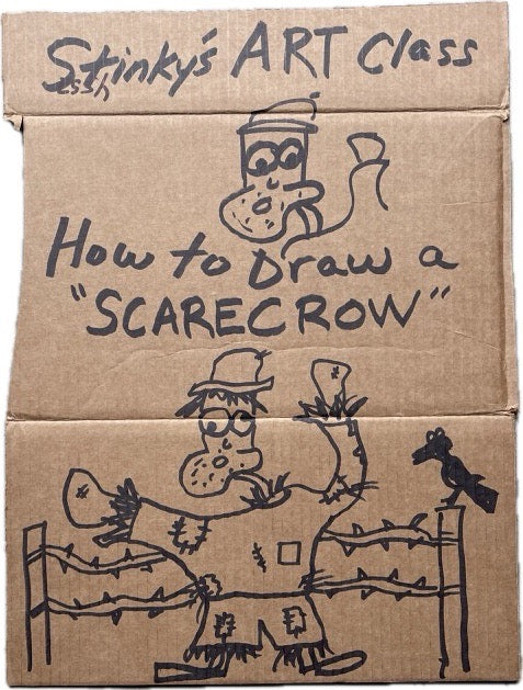 How to Draw a Scarecrow
