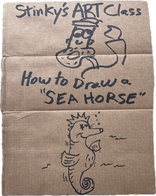 How to Draw a Seahorse