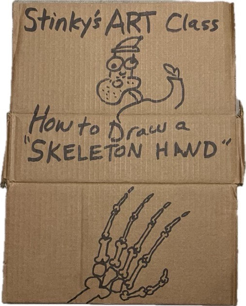 How to Draw a Skeleton Hand