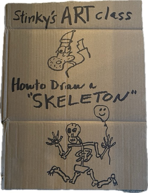 How to Draw a Skeleton – Stinky's Art Class