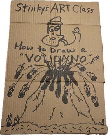 How to Draw a Volcano – Stinky's Art Class