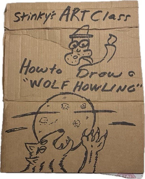 How to Draw a Wolf Howling