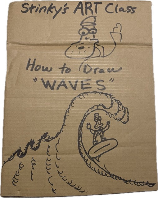 How to Draw a Wave – Stinky's Art Class