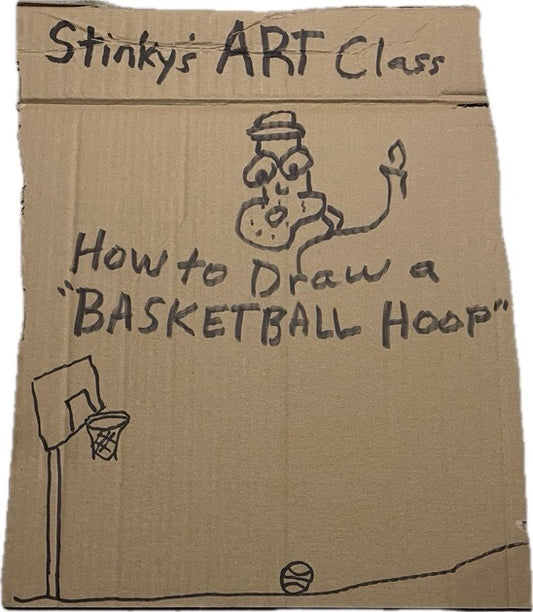 How to Draw a Basketball Hoop