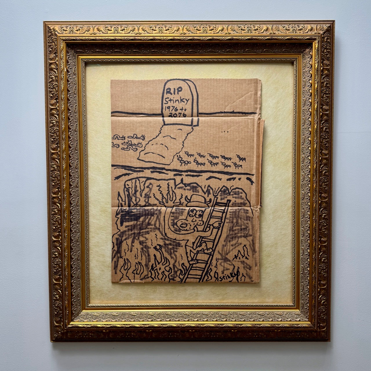 Stinky Digged a Hole He Can't Climb Out Of